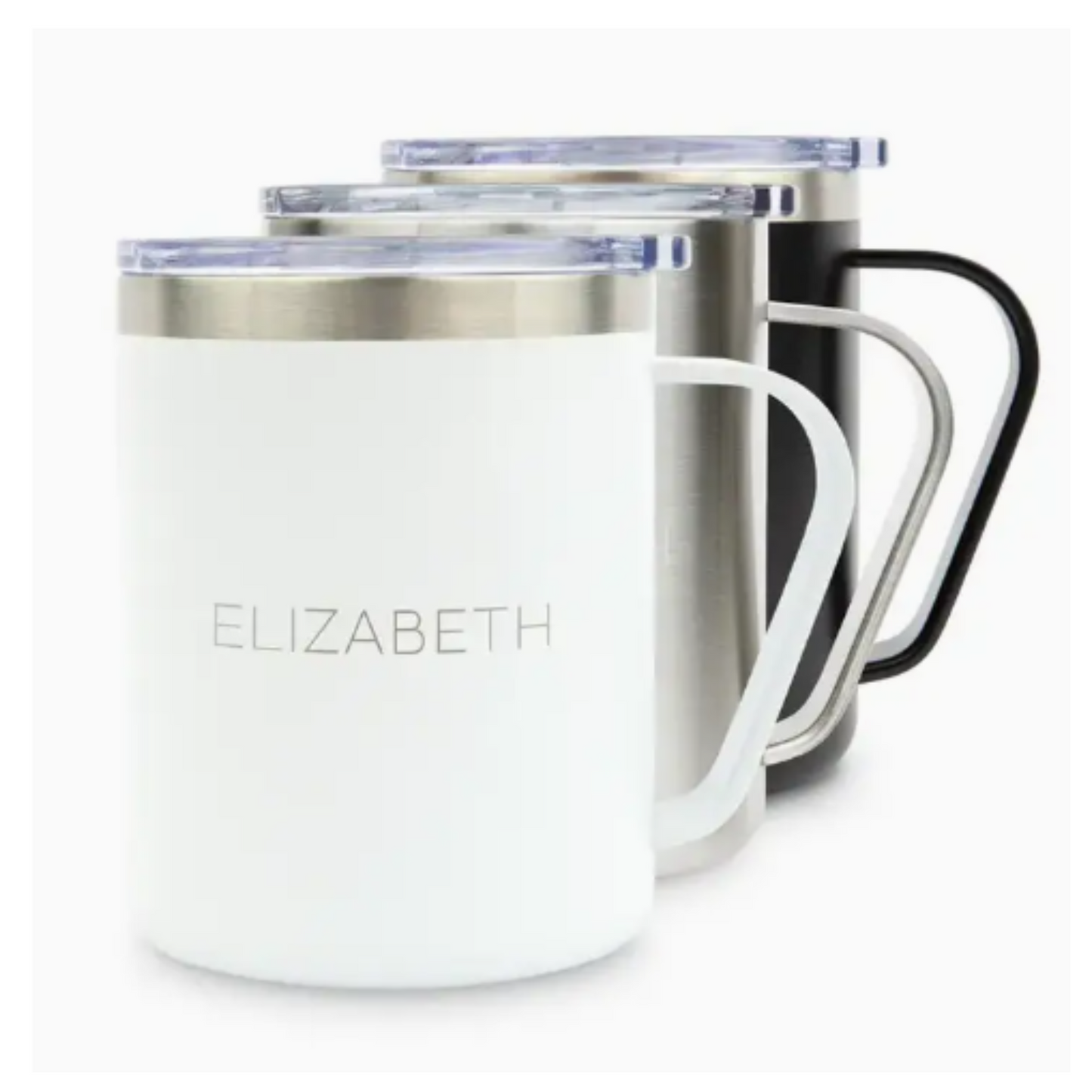 Insulated Metal Travel Coffee Mug