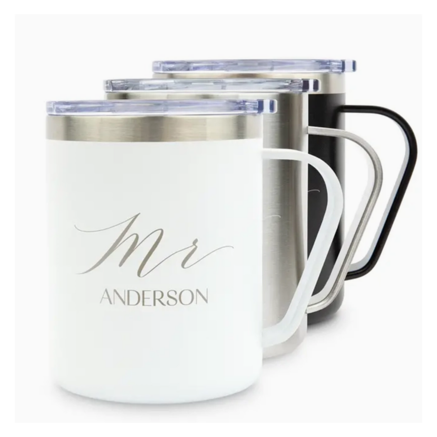 Insulated Metal Travel Coffee Mug