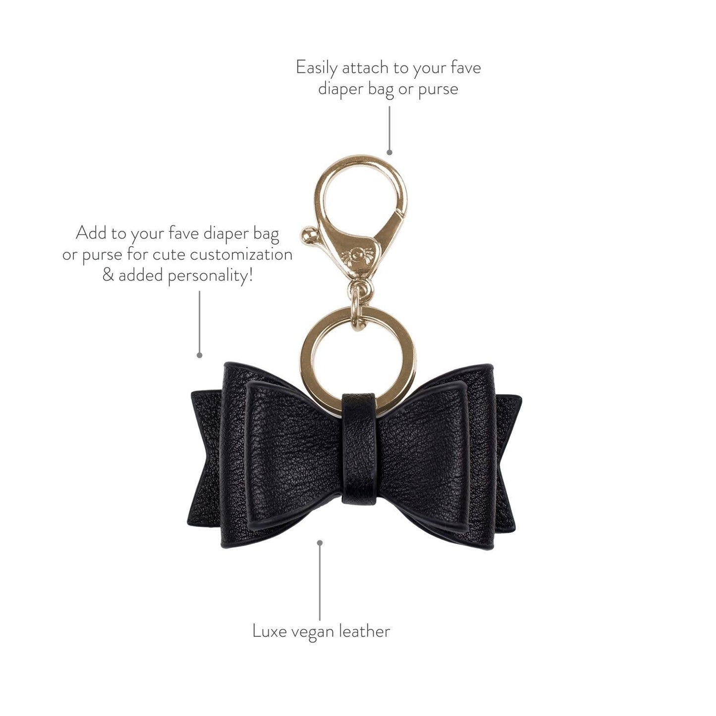 Boss Bow™ Keychain Charm