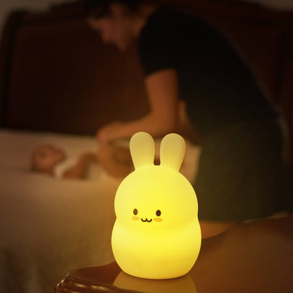 LED Bunny Night Light with Remote