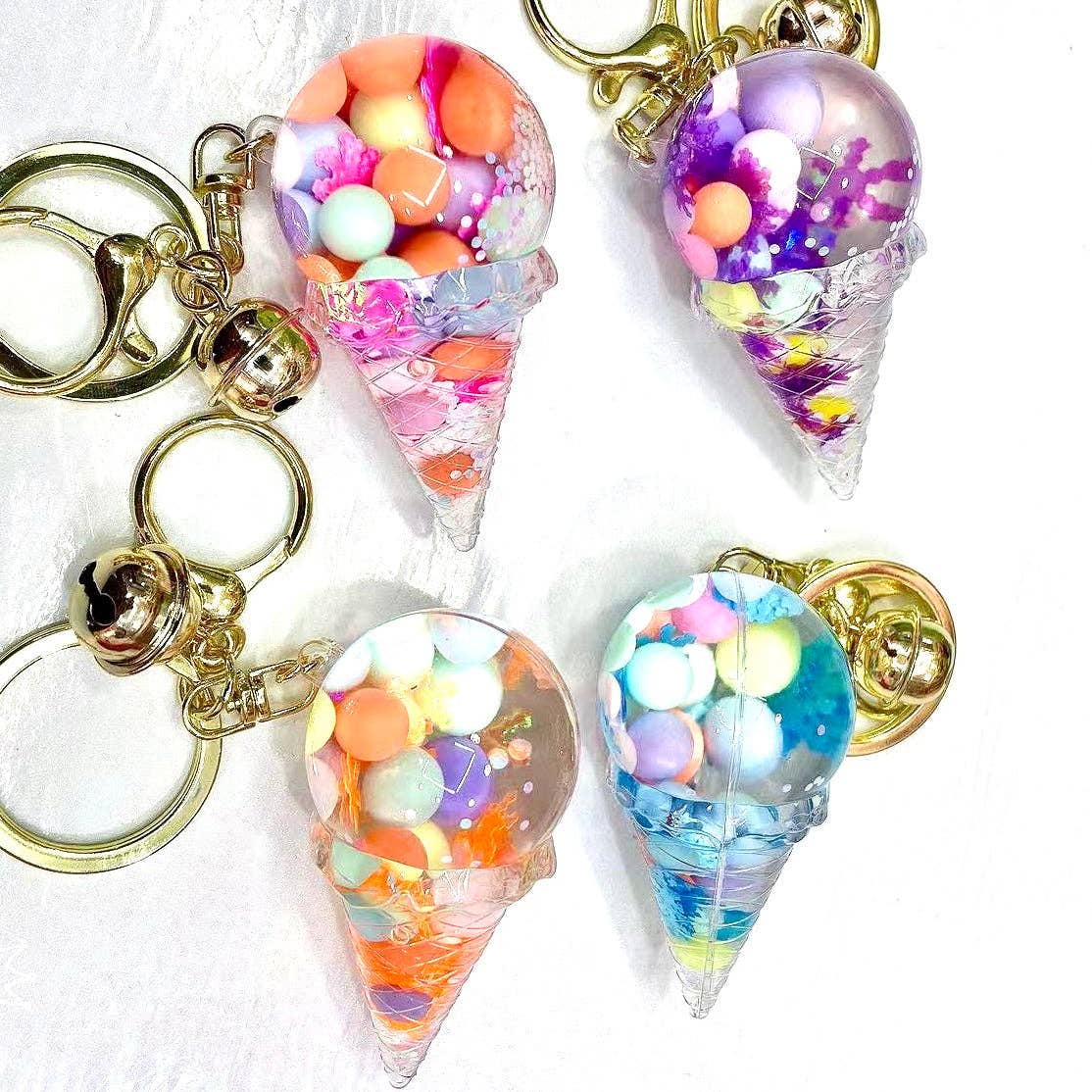 Ice Cream Floaty Key Charm