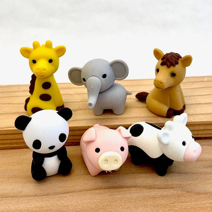 Zoo Animal Erasers