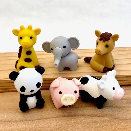 Zoo Animal Erasers