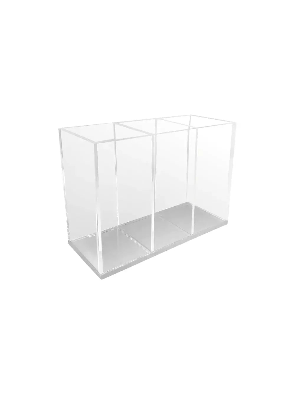 3 Section Acrylic Flatware Caddy