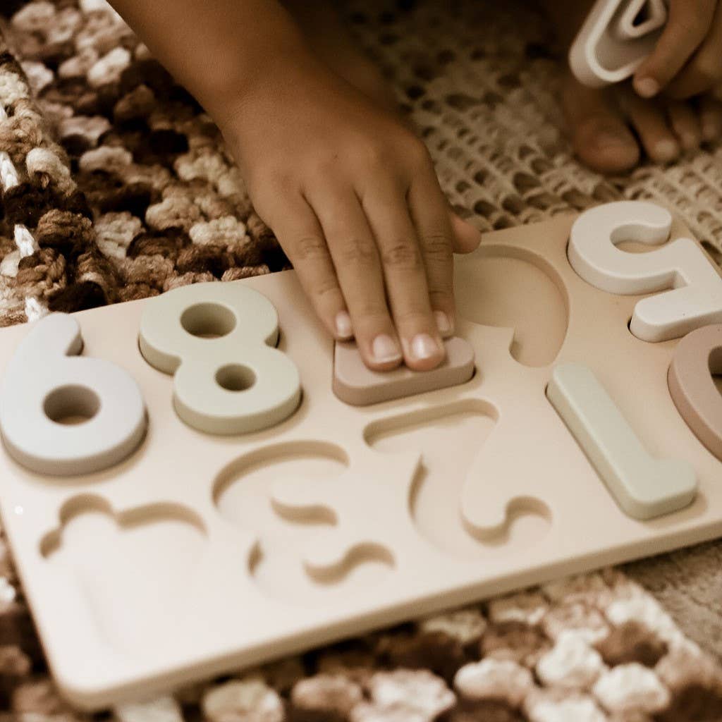 Large Soft Silicone Number Puzzle (11-pc) for Toddlers