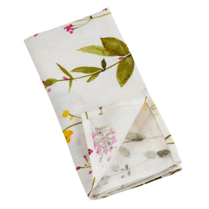 Watercolor Floral Stems Napkin