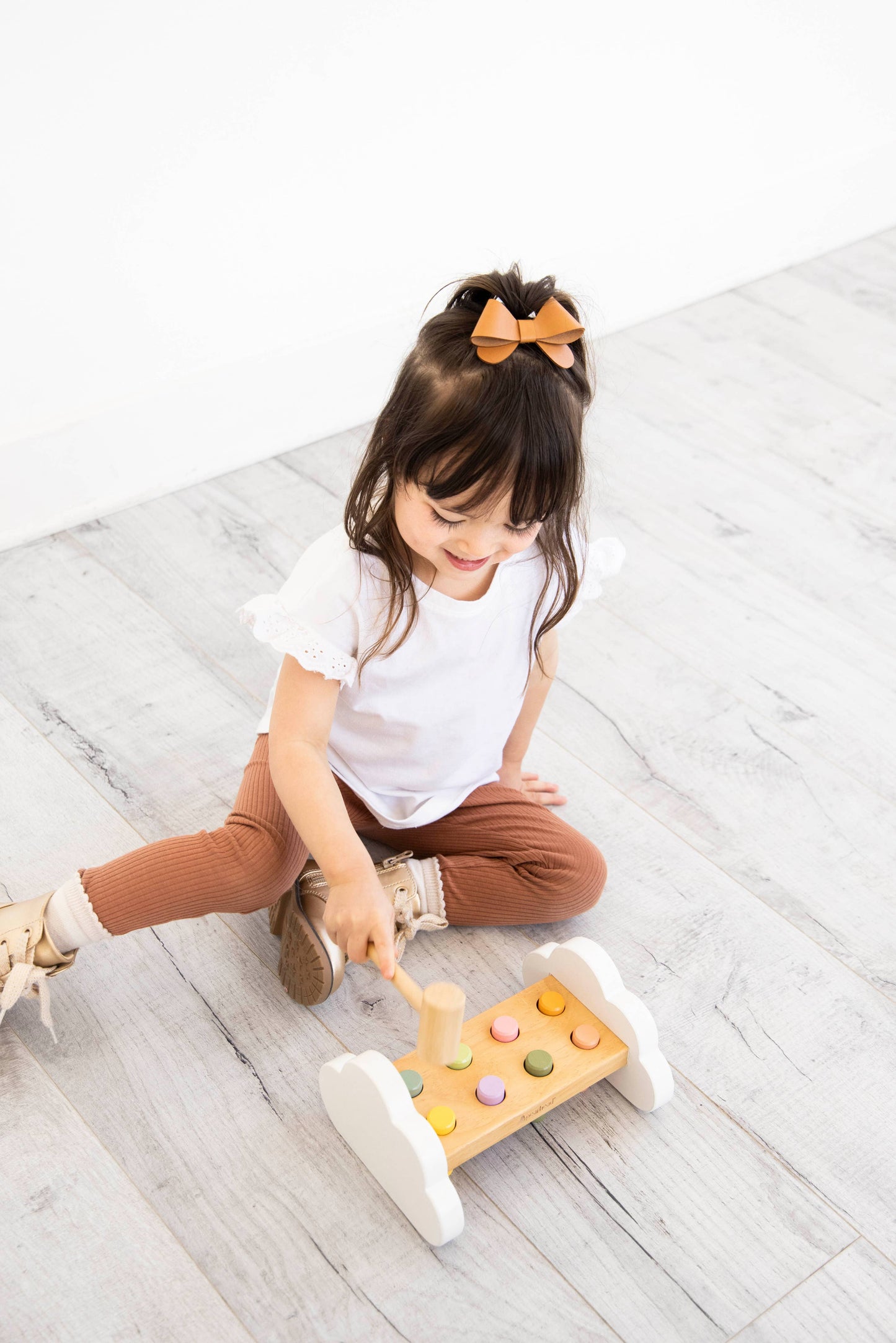 Wooden Hammer Bench Toy