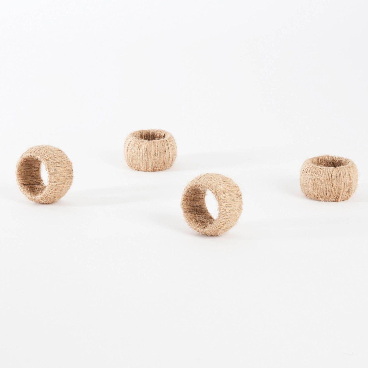 Jute Napkin Ring - Set of 4