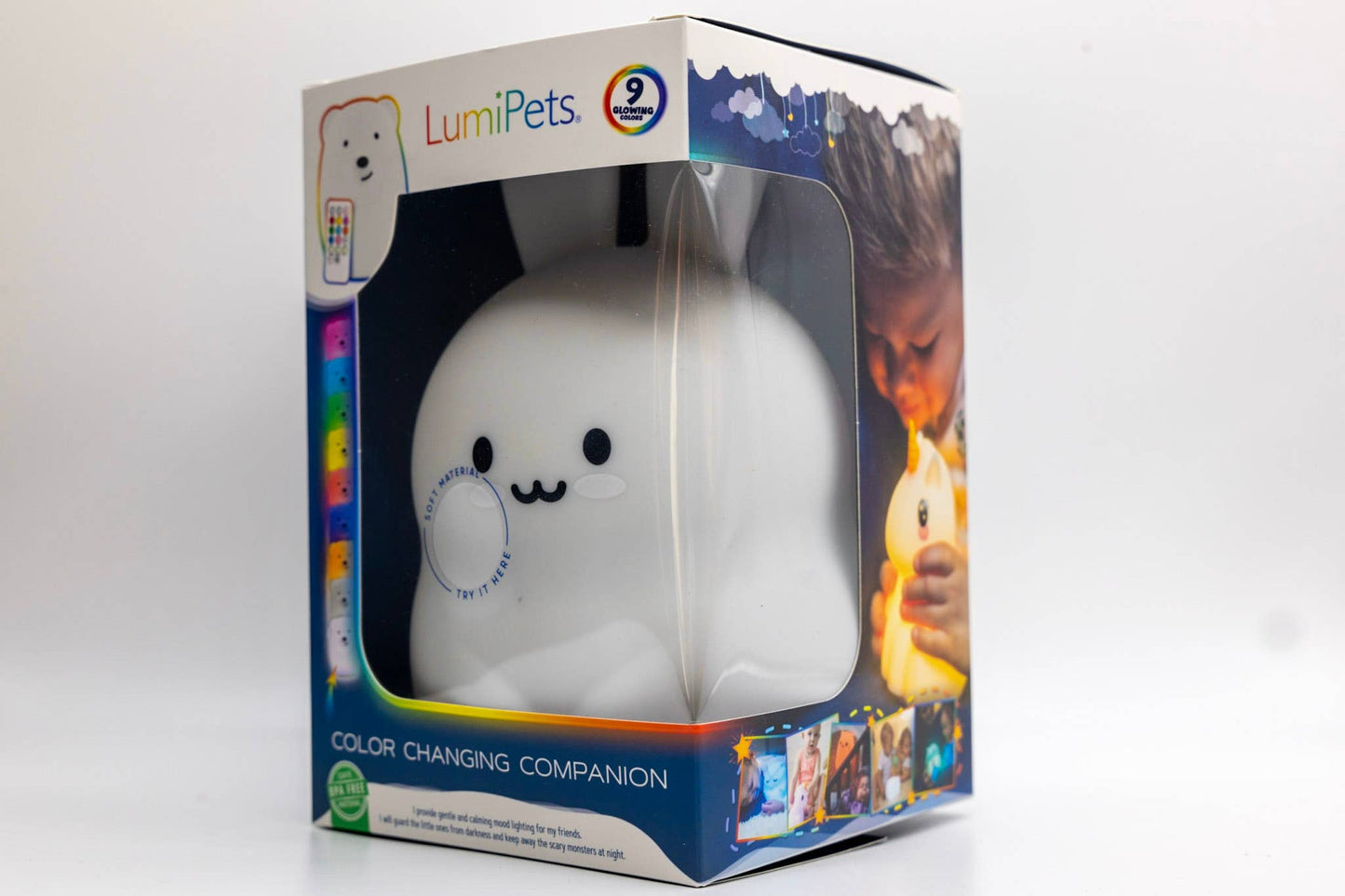 Lumipets® LED Bear Night Light with Remote