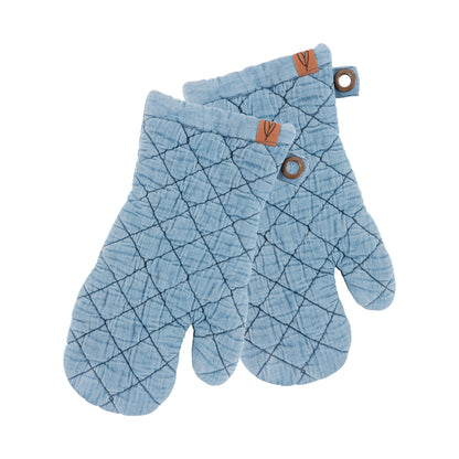 Denim Oven Mitt - Set of 2