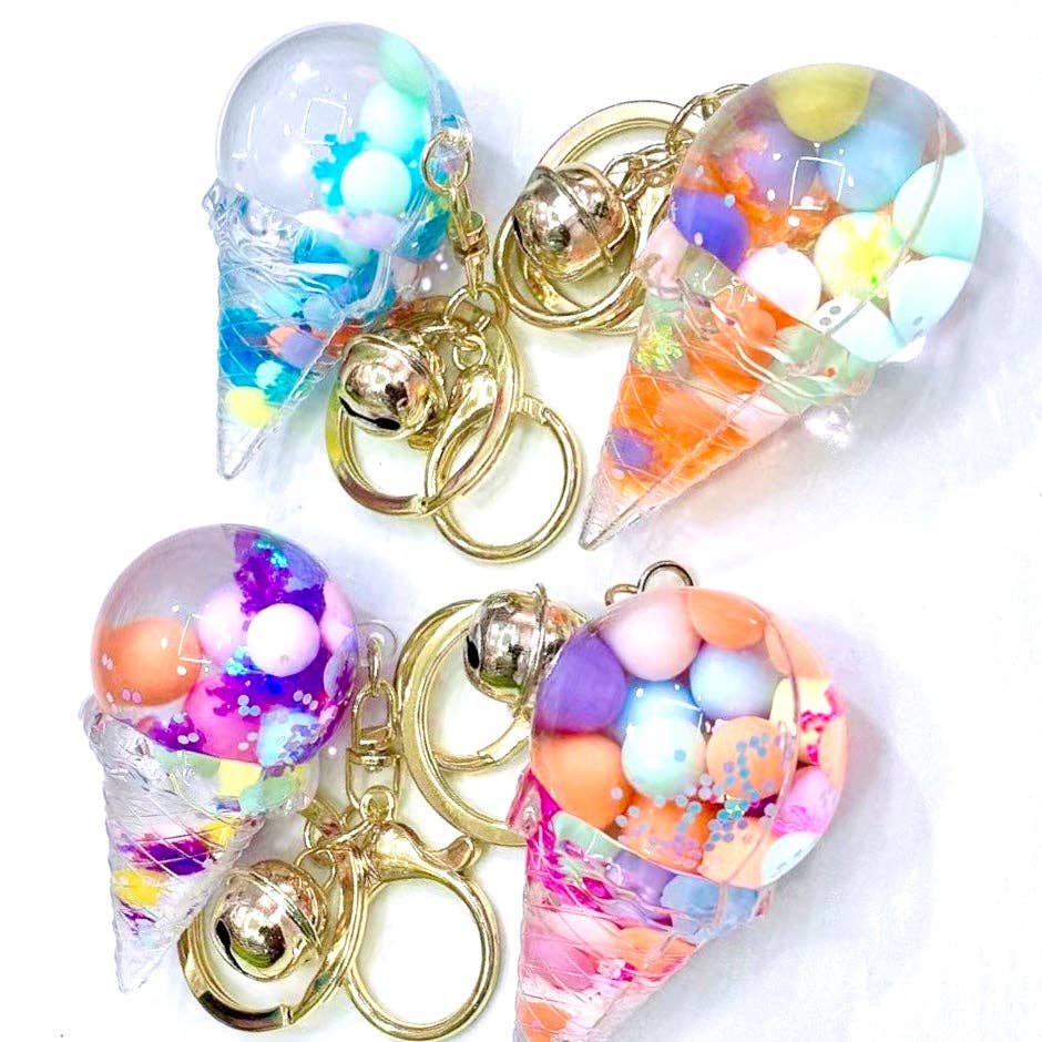 Ice Cream Floaty Key Charm