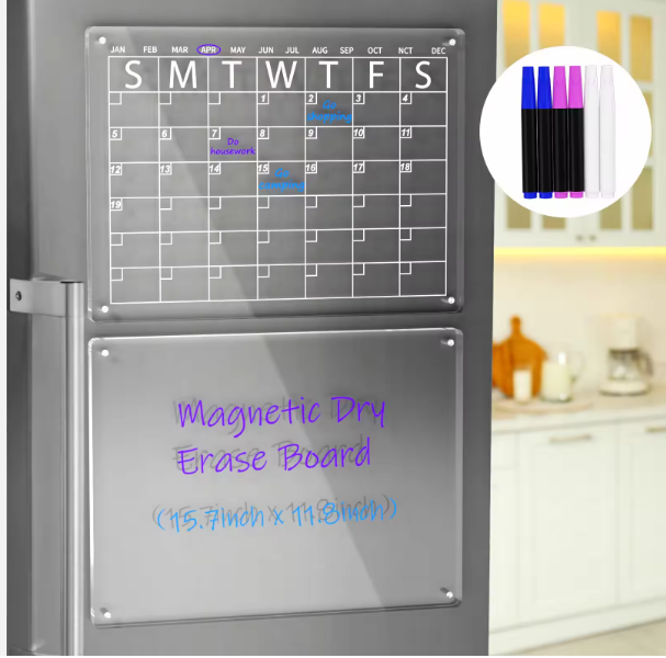 Acryclic Magnetic Calendar Set