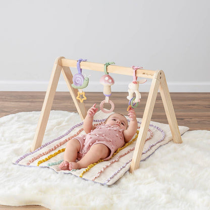 Bitzy Bespoke Ritzy Activity Gym™ Wooden Gym Pastel