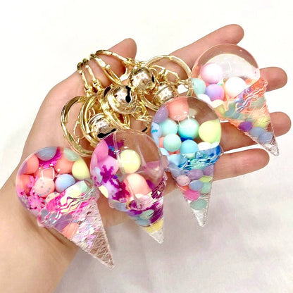 Ice Cream Floaty Key Charm