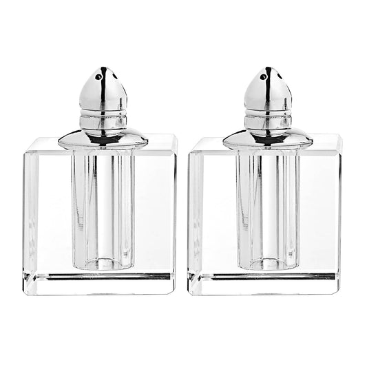 Vitality Platinum Pair of Salt & Pepper Shakers