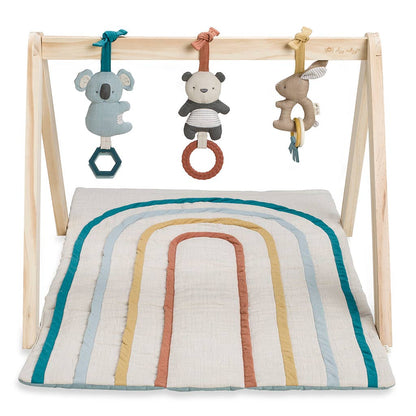 Bitzy Bespoke Rainbow Ritzy Activity Gym™ Wooden Gym