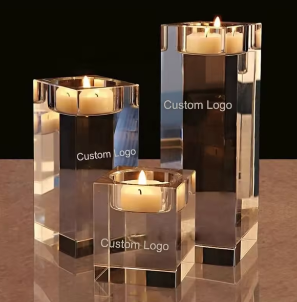 Square Tealight Holders (set of 2)