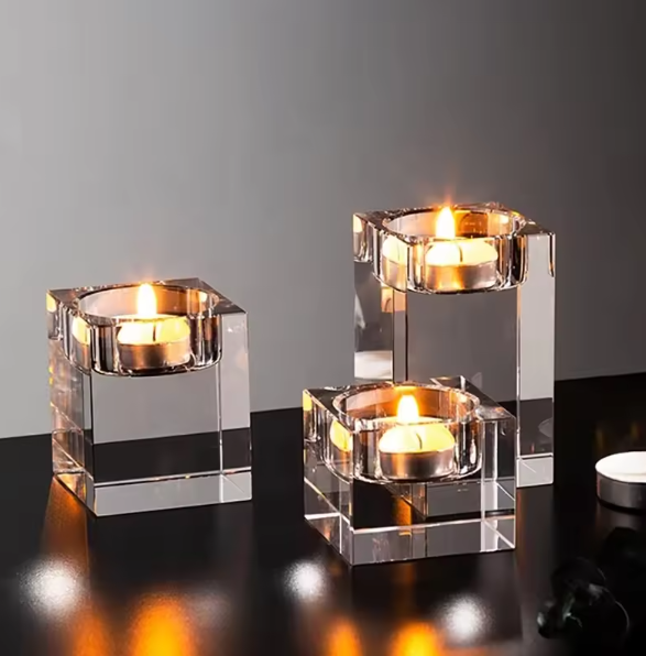 Square Tealight Holders (set of 2)