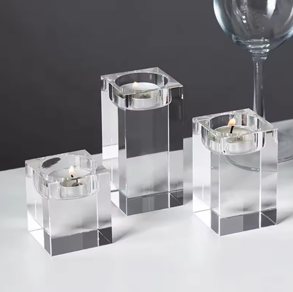 Square Tealight Holders (set of 2)